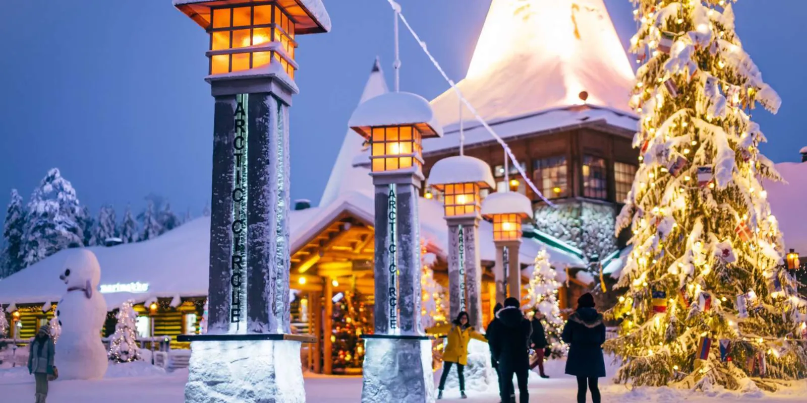 Meeting Santa Claus and his elves in Rovaniemi