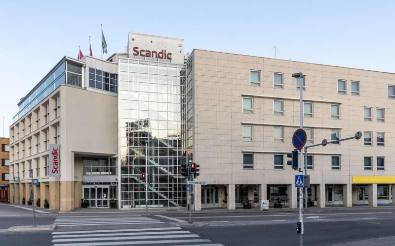 Scandic Rovaniemi City hotel building on Koskikatu in central Rovaniemi