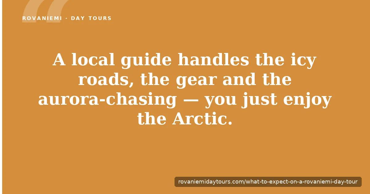 What to expect on a guided Rovaniemi day tour